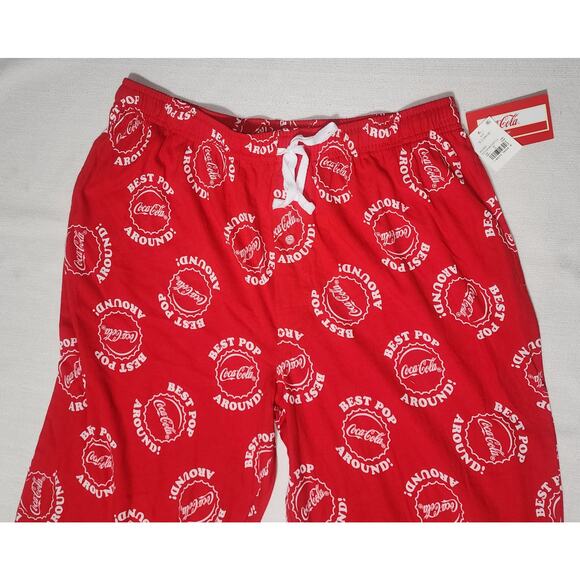 Coca cola pajama pants men's XL 100% cotton - Picture 5 of 7